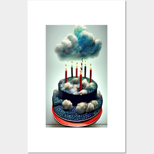 Whimsical Cupcake Series Posters and Art